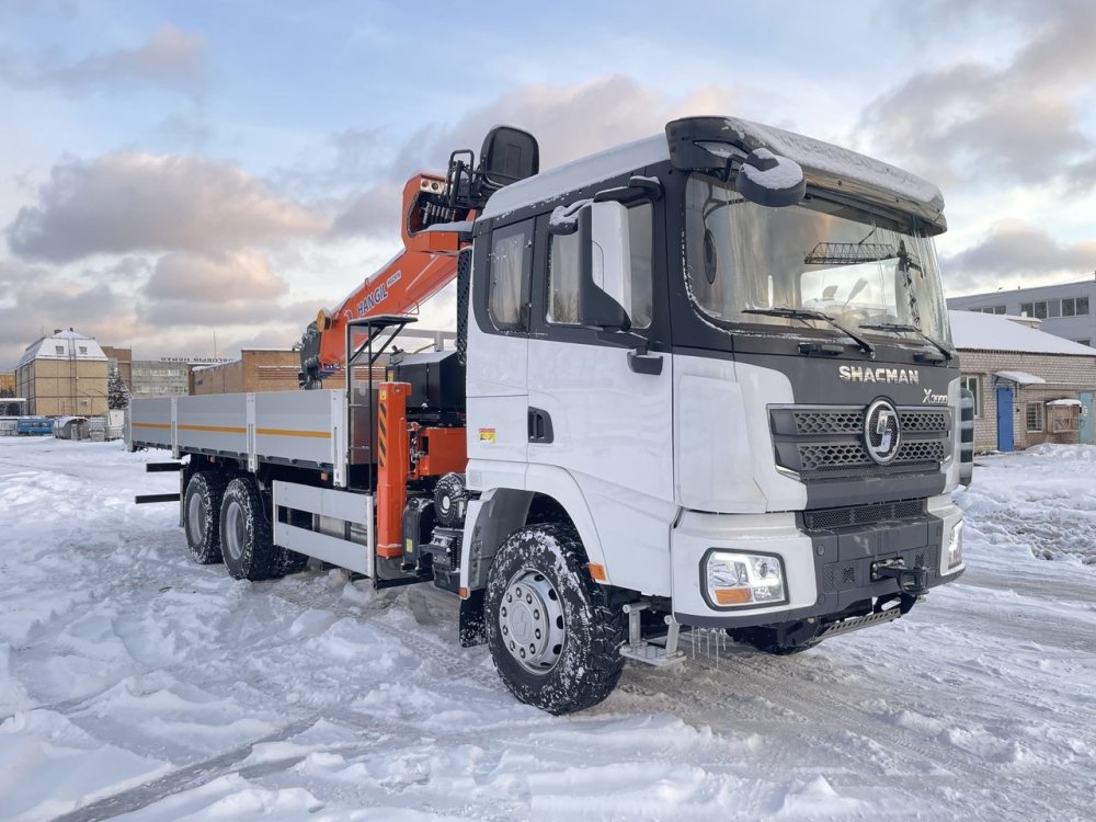 Купить SHACMAN X3000 (31т) 6×4 КМУ HANGIL 976 (8т) 7,4×2,54×0,6 м