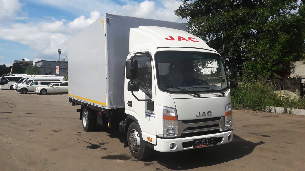Купить JAC N 56 БОРТОВОЙ С ТЕНТОМ (3,5 т)