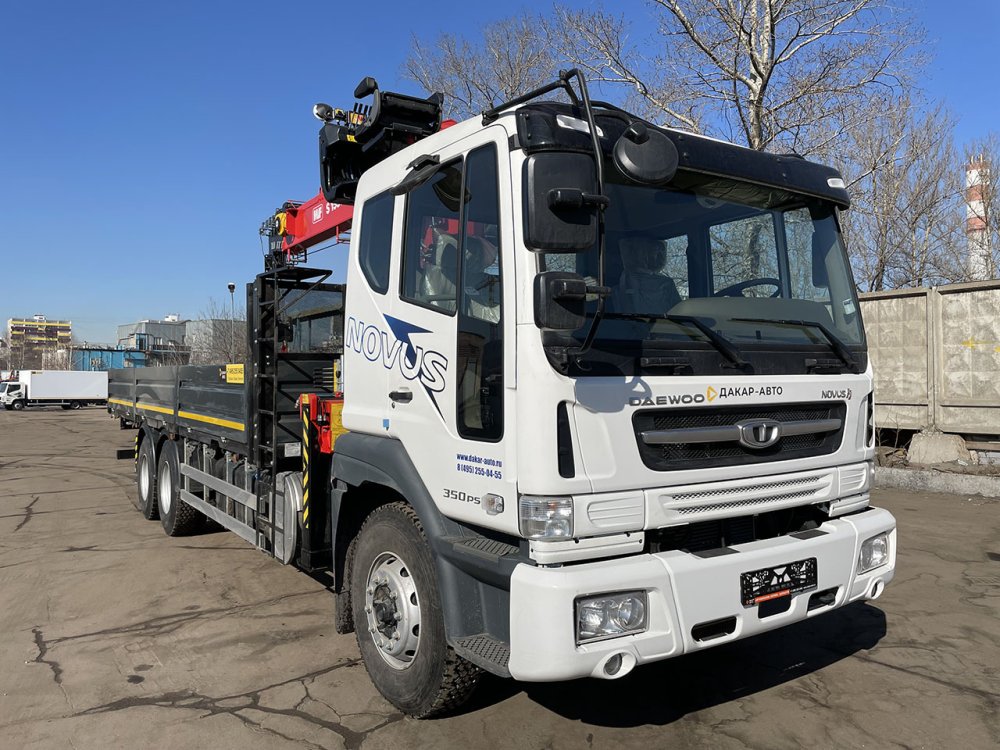 Купить DAEWOO NOVUS CL8CF КМУ FASSI MVF S1556 (6,5т) 8,2×2,54×0,6 м