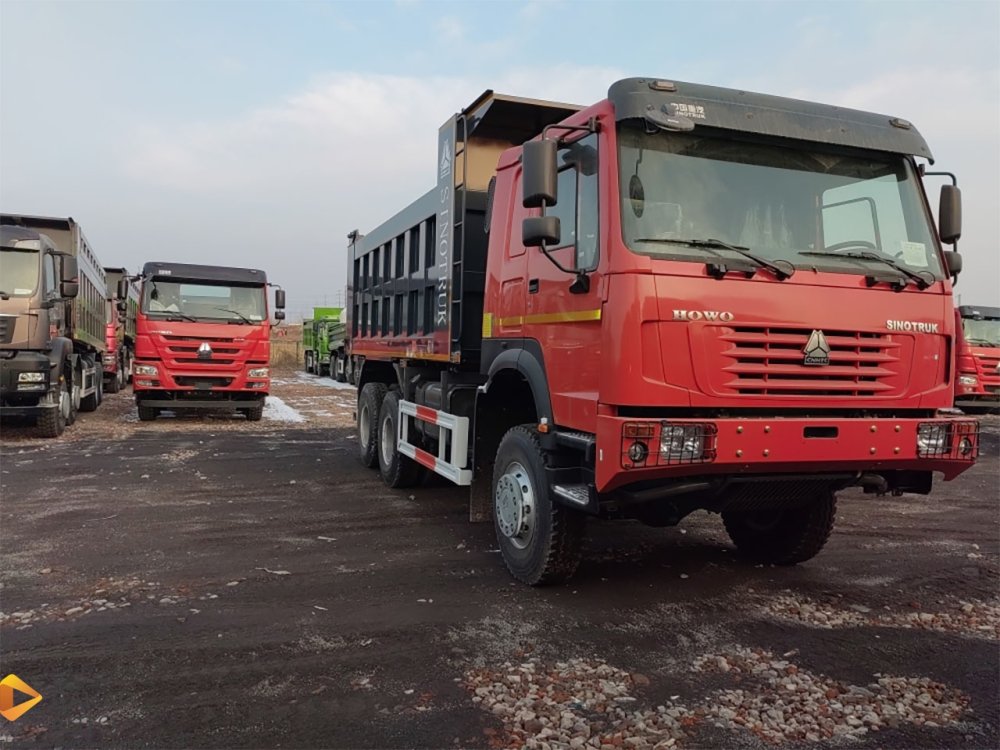 Купить САМОСВАЛ HOWO HW76 6×6 МРМ 25т объем кузова 18,63 м³