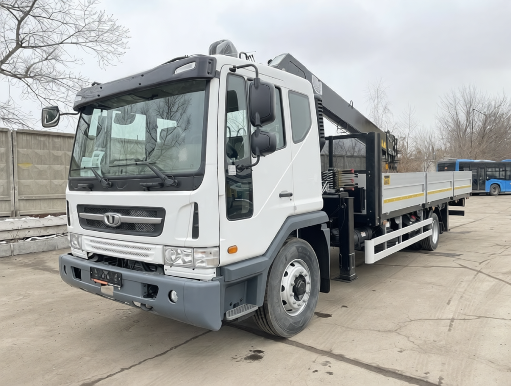 Купить DAEWOO NOVUS CC6CT 4×2 С КМУ HIAB-190TM (8т) 7,4×2,54×0,6м
