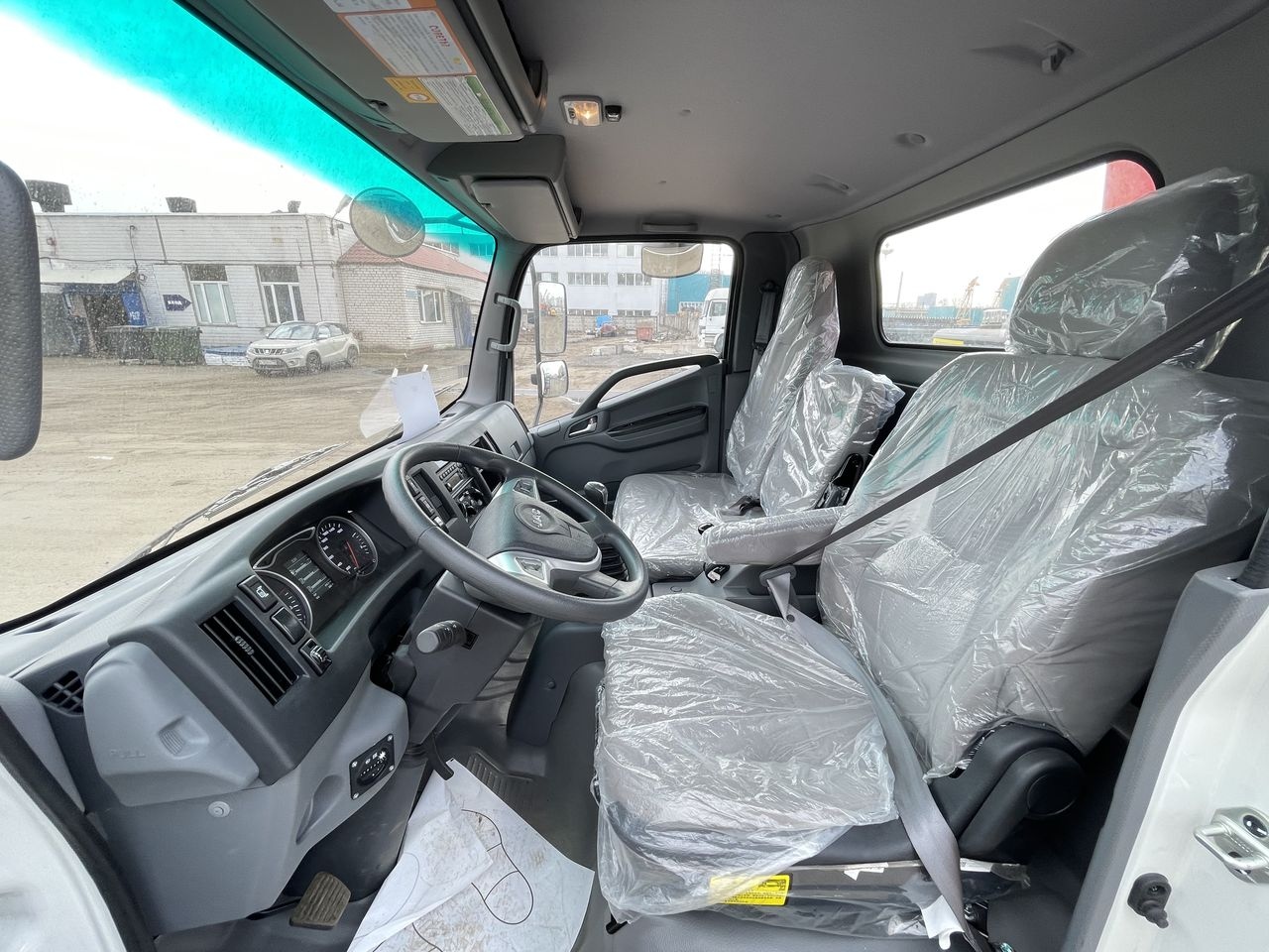 JAC N90-L (9т) КМУ SKYWAY SK508 (3,2т) БОРТ СТАЛЬ 6,2×2,55×0,6 м