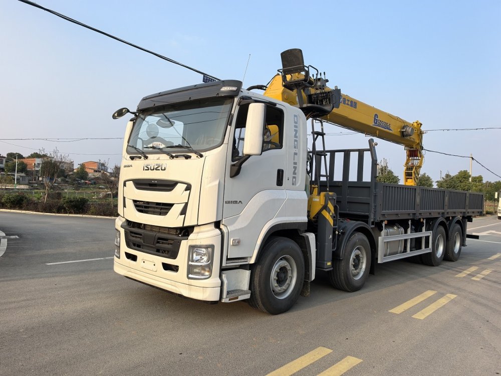 Купить ISUZU GIGA 8×4 (44т) КМУ XCMG SQS500-5 (20т) БОРТ 8,0×2,54×0,55м