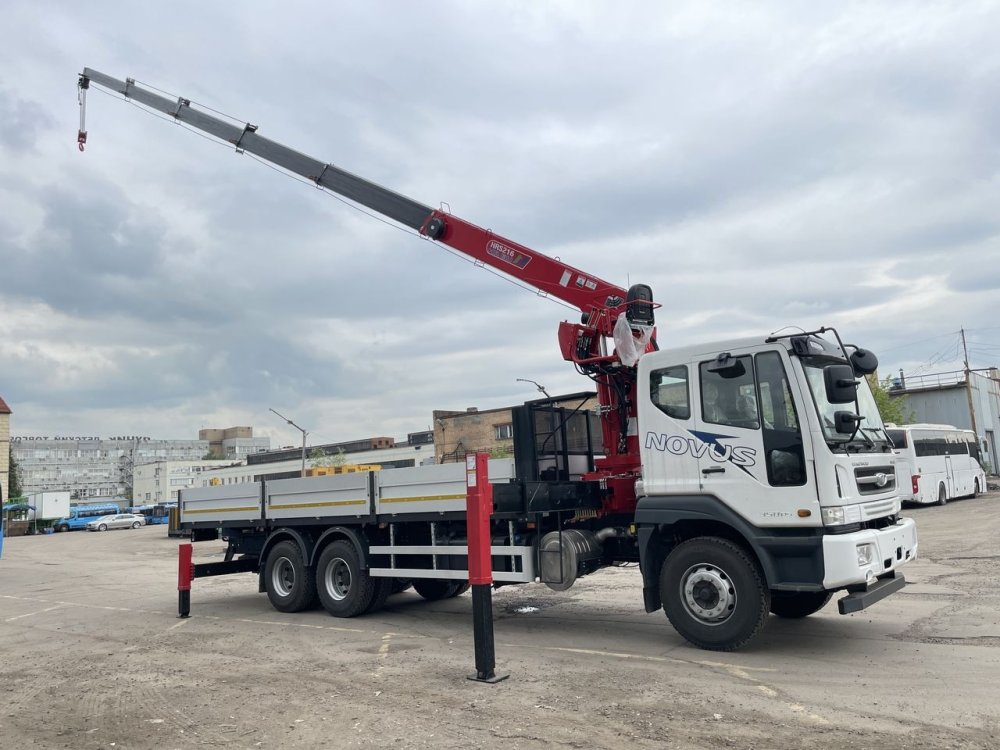 Купить DAEWOO NOVUS CL8CF (6×4) КМУ HORYONG HRS 216 (8т) 8,2×2,54×0,6м