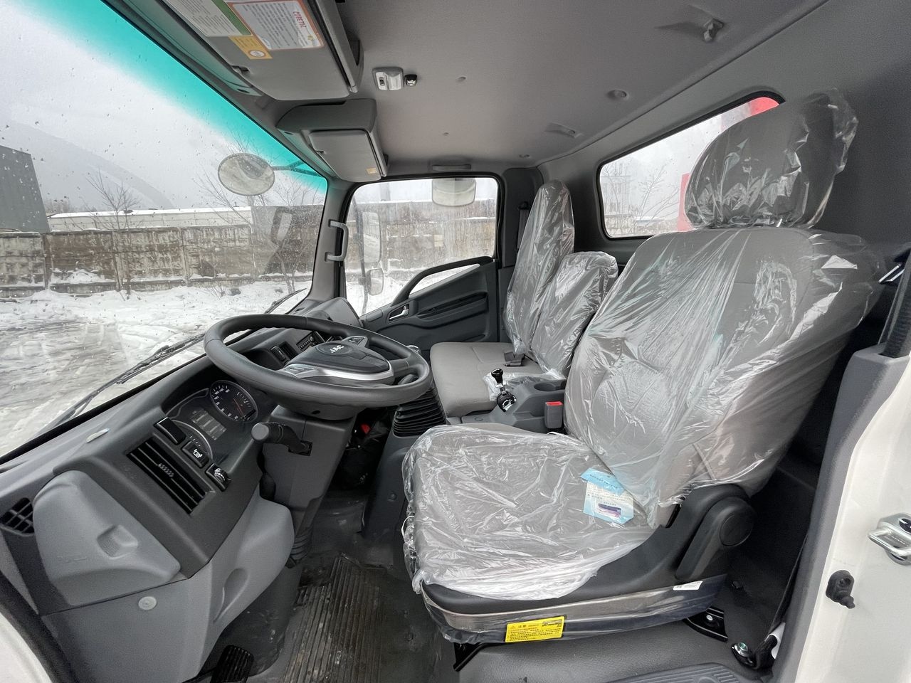 JAC N90 (9т) КМУ PALFINGER SPS HT-8500 (3,2т) БОРТ 6,2×2,55×0,4 м