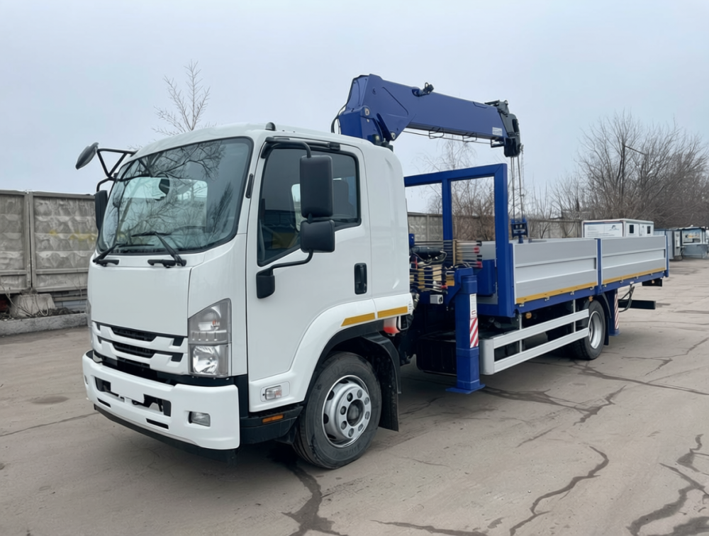 Купить ISUZU FSR34-ULN (12т) С КМУ DONGYANG SS1414 (7т) БОРТ 6,0×2,55×0,6м