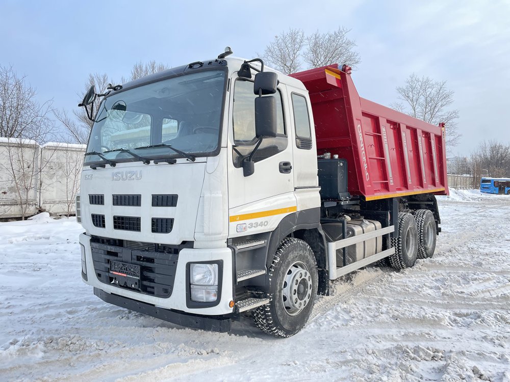 Купить САМОСВАЛ ISUZU GIGA 6x4 CYZ52M КУЗОВ CANTONI 16 м³