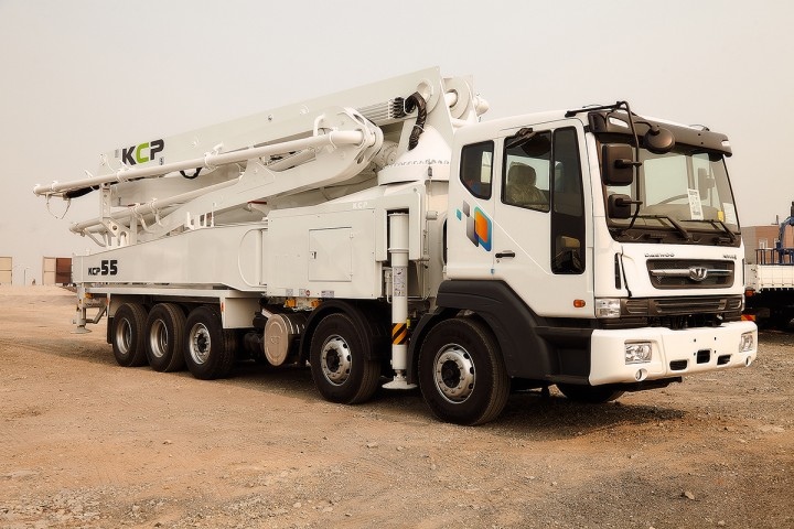 Купить АВТОБЕТОНОНАСОС KCP 55ZX5170 НА ШАССИ DAEWOO DV11K