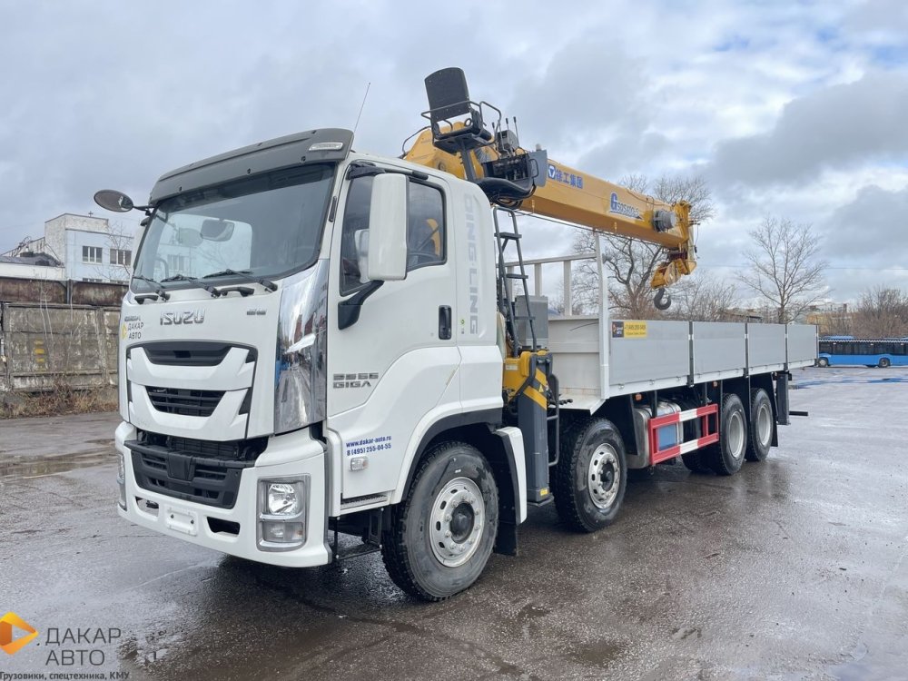 Купить ISUZU GIGA (44т) КМУ XCMG SQS400-5 (16т) БОРТ 8,2×2,5×0,6м