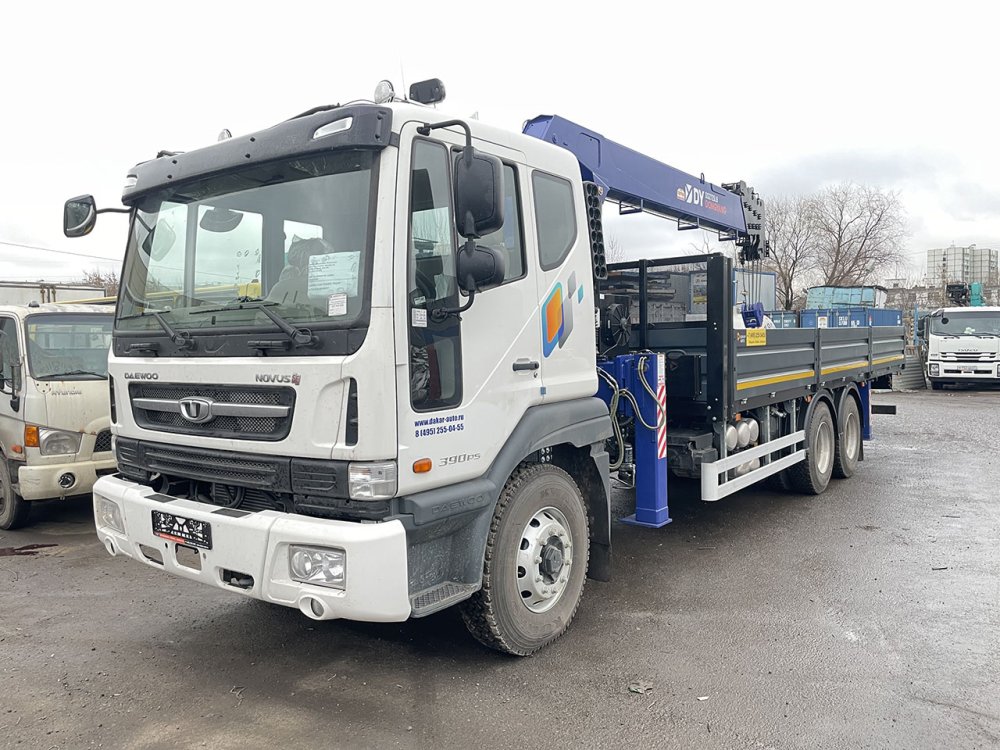 Купить DAEWOO NOVUS 6×4 (31т) С КМУ DONGYANG SS 2725 LB (12т)