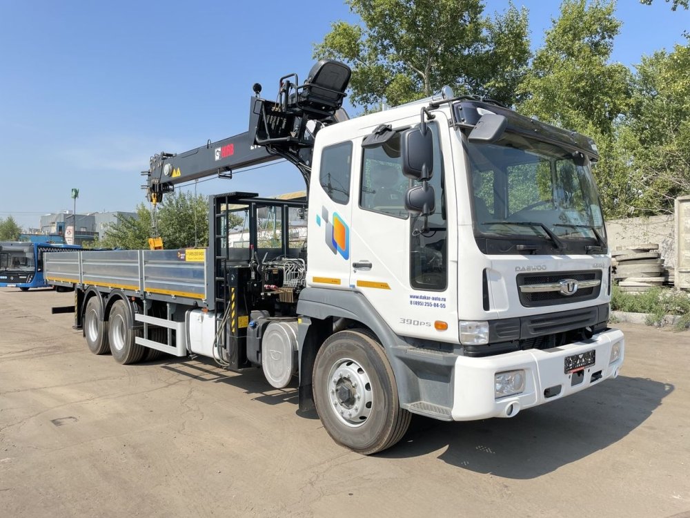 Купить DAEWOO NOVUS 6×4 CL8KR (31т) С КМУ HIAB-270T (10т)