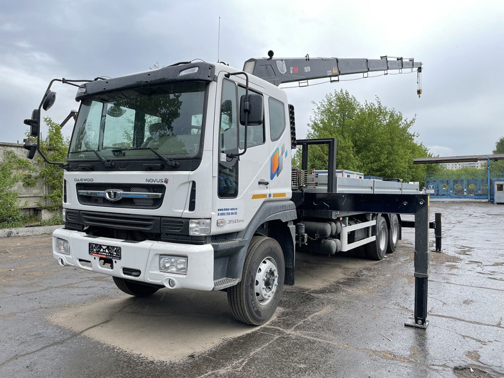Купить DAEWOO NOVUS CL8CF КМУ HIAB-190TM (8,0т) 8,4×2,54×0,6 м