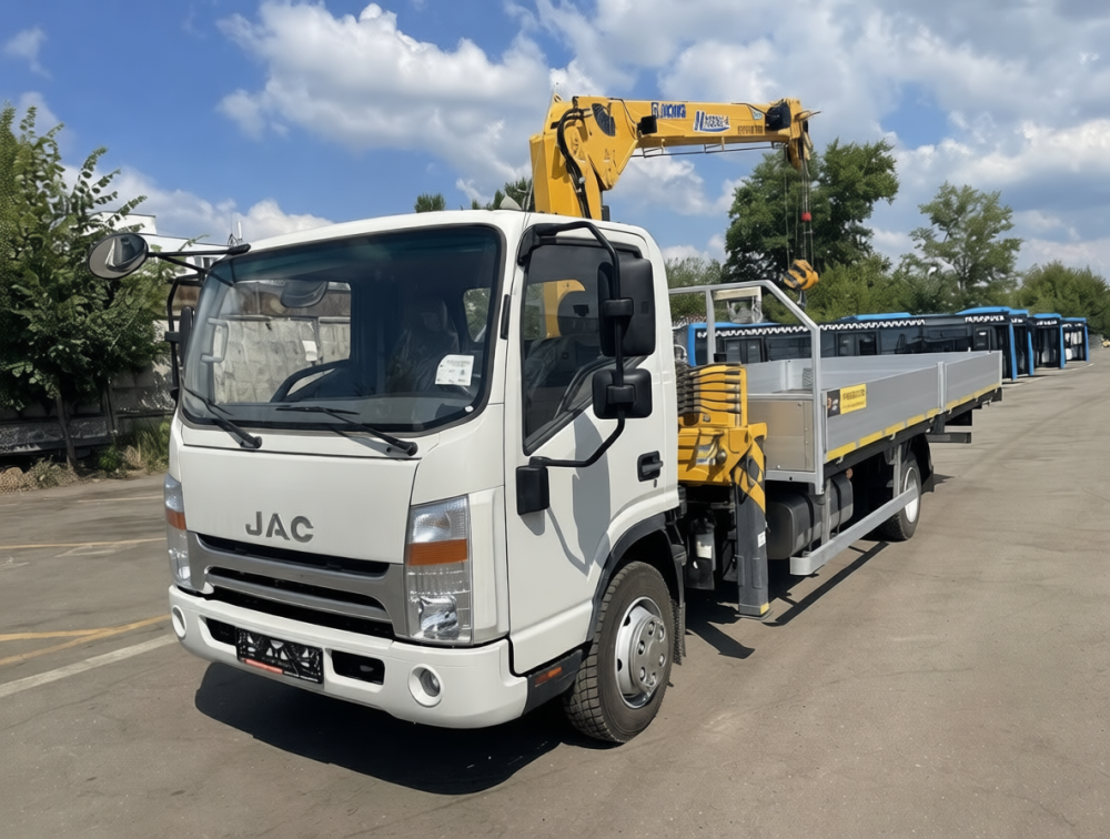 Купить JAC N90 (9т) КМУ XCMG 68-4 (3.2т) БОРТ 6,2×2,55×0,6 м