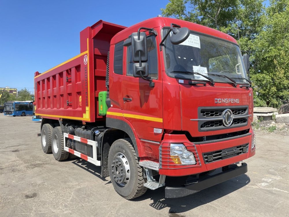 Купить САМОСВАЛ DONGFENG 6x4 (МРМ 25т) ОБЪЕМ КУЗОВА 19 м³