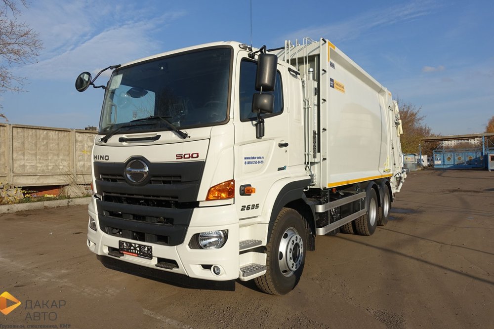 Купить HINO 500 N7A (26т) МУСОРОВОЗ KATMERCILER KAT-21S (21м³)