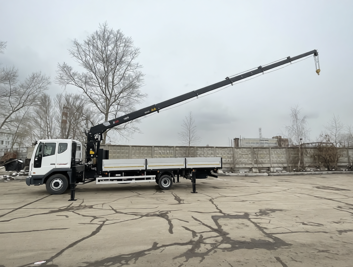 DAEWOO NOVUS CC6CT 4×2 С КМУ HIAB-190TM (8т) 7,4×2,54×0,6м