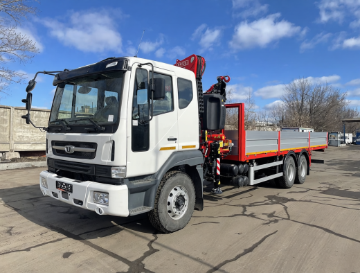 DAEWOO NOVUS CL8CF (6×4) КМУ FASSI F275A.0.23 (9,4т) 8,0×2,5×0,6 м