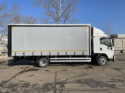ISUZU FSR34-N (12т) БОРТ-ТЕНТ СДВИЖНЫЕ ШТОРЫ И КРЫША (6,5м)