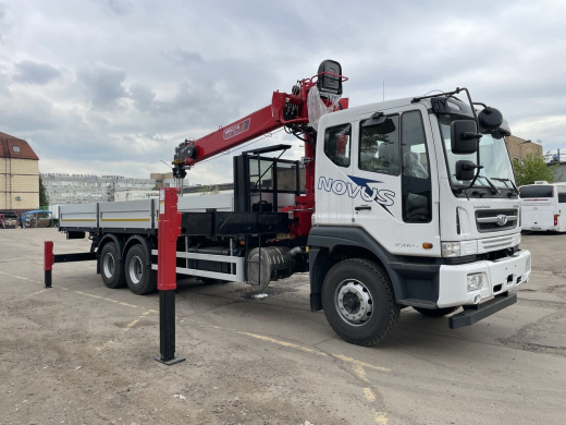 DAEWOO NOVUS CL8CF (6×4) КМУ HORYONG HRS 216 (8т) 8,2×2,54×0,6м