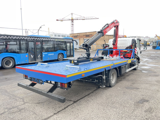 ЭВАКУАТОР ISUZU NPR75LL(8.0т) С КМУ FASSI F100AT.12(4.43т)