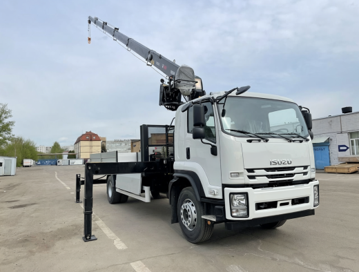 ISUZU FVR34 (18т) КМУ HIAB 160TM (6,5т) БОРТ 8,0×2,54×0,6м