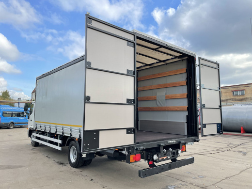 HINO 500 MUA БОРТ-ТЕНТ (ШТОРЫ) 7,4×2,55×2,6 м СДВИЖНАЯ КРЫША