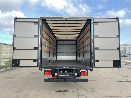 HINO 500 MUA БОРТ-ТЕНТ (ШТОРЫ) 7,4×2,55×2,6 м СДВИЖНАЯ КРЫША