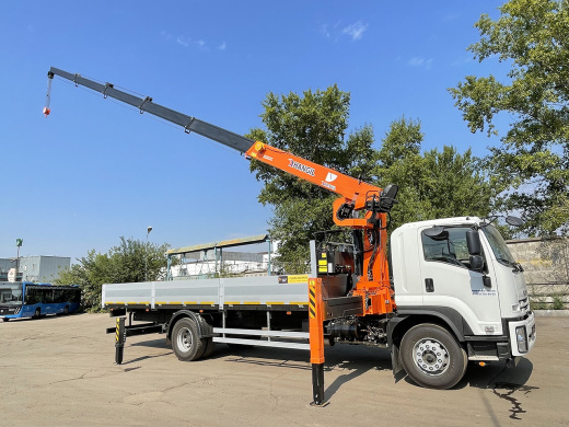 ISUZU FVR34UL-S (18т) С КМУ HANGIL 976 (8,0т) БОРТ 8,0×2,5×0,6м