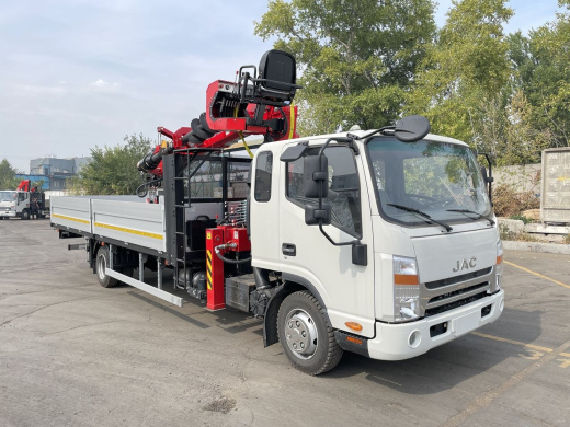 JAC N90-L (9т) КМУ TAURUS 035A (3т) БОРТ АЛЮМИНИЙ 6,2×2,5×0,6 м