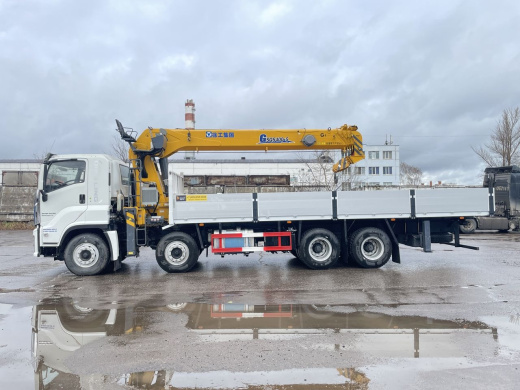 ISUZU GIGA (44т) КМУ XCMG SQS400-5 (16т) БОРТ 8,2×2,5×0,6м