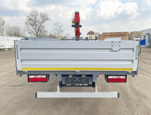 JAC N90-L (9т) КМУ SKYWAY SK508 (3,2т) БОРТ СТАЛЬ 6,2×2,55×0,6 м