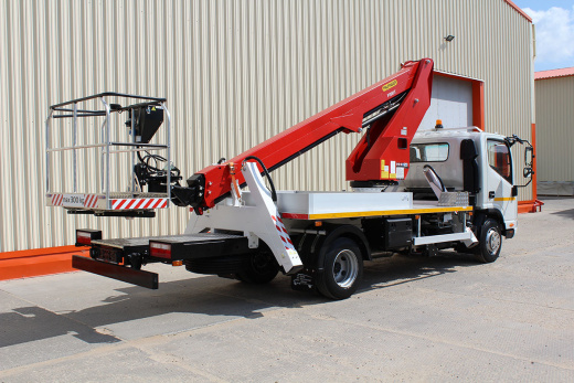 JAC N80 с АГП PALFINGER P180T