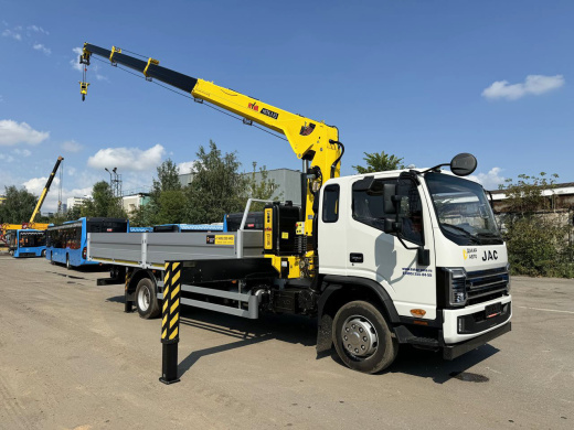 JAC N120L КМУ HYVA HST6.3 E3 (6т) БОРТ 6,3×2,54×0,6м