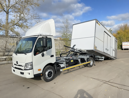 ЭВАКУАТОР HINO 300-730L СДВИЖНОЙ ФУРГОН 6,33×2,6×2,53 м