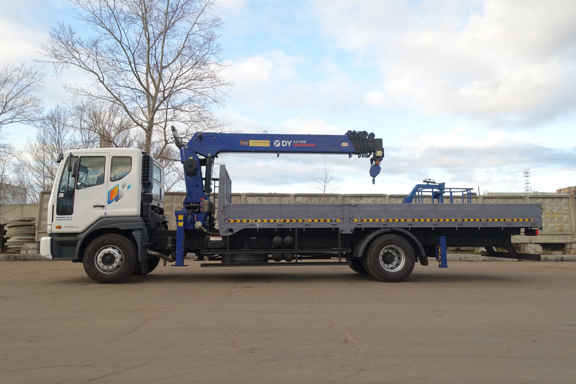 DAEWOO NOVUS 6×4 (31т) С КМУ DONGYANG SS 2725 LB (12т)