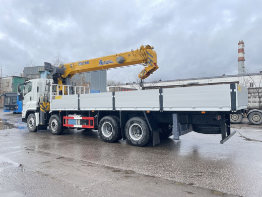 ISUZU GIGA (44т) КМУ XCMG SQS400-5 (16т) БОРТ 8,2×2,5×0,6м