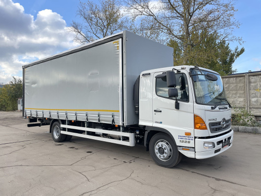 HINO 500 MUA БОРТ-ТЕНТ (ШТОРЫ) 7,4×2,55×2,6 м СДВИЖНАЯ КРЫША