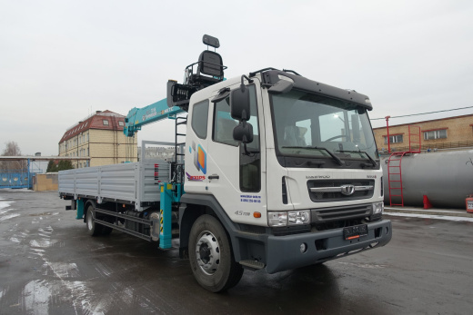 DAEWOO NOVUS DL06K 4х2 НИЗКОРАМНЫЙ С КМУ HKTC 7016L (7т)