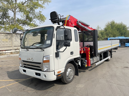 JAC N90-L (9т) КМУ TAURUS 035A (3т) БОРТ АЛЮМИНИЙ 6,2×2,5×0,6 м