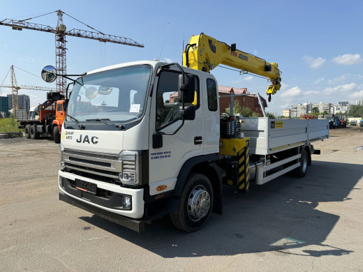 JAC N120L КМУ HYVA HST6.3 E3 (6т) БОРТ 6,3×2,54×0,6м