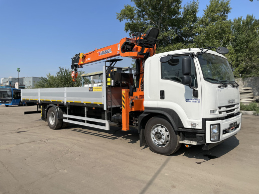 ISUZU FVR34UL-S (18т) С КМУ HANGIL 976 (8,0т) БОРТ 8,0×2,5×0,6м