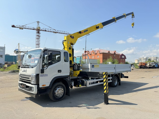 JAC N120L КМУ HYVA HST6.3 E3 (6т) БОРТ 6,3×2,54×0,6м
