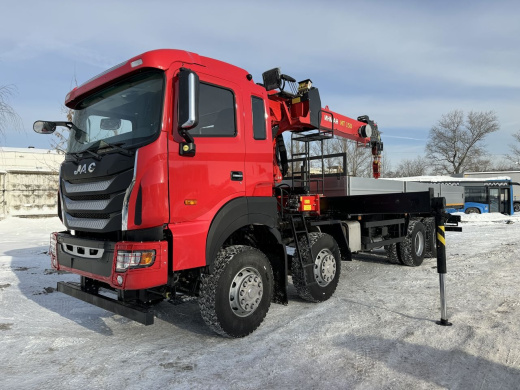 JAC N410 (41т) КМУ IT-150 (7т) БОРТ 7,8×2,54×0,6м