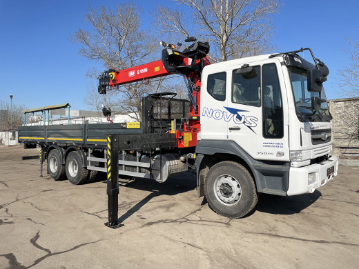 DAEWOO NOVUS CL8CF КМУ FASSI MVF S1556 (6,5т) 8,2×2,54×0,6 м