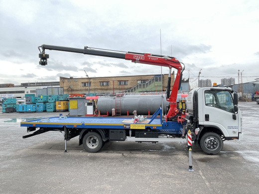 ЭВАКУАТОР ISUZU NPR75LL(8.0т) С КМУ FASSI F100AT.12(4.43т)