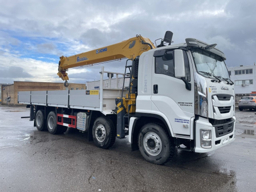 ISUZU GIGA (44т) КМУ XCMG SQS400-5 (16т) БОРТ 8,2×2,5×0,6м