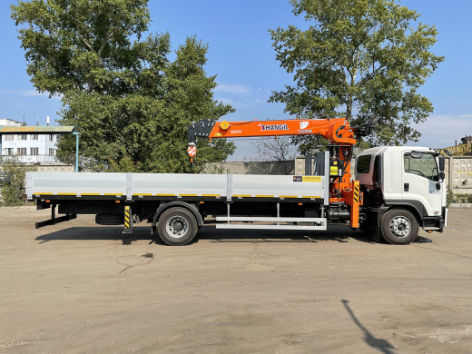 ISUZU FVR34UL-S (18т) С КМУ HANGIL 976 (8,0т) БОРТ 8,0×2,5×0,6м