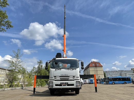 ISUZU FVR34UL-Q (18т) С КМУ HANGIL 756 (7,5т) БОРТ 7,2×2,55×0,6м