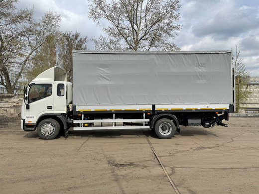 JAC N120N БОРТОВОЙ С ТЕНТОМ (ШТОРЫ) ГИДРОБОРТ