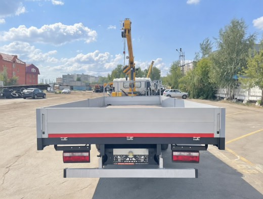JAC N90 (9т) КМУ XCMG 68-4 (3.2т) БОРТ 6,2×2,55×0,6 м